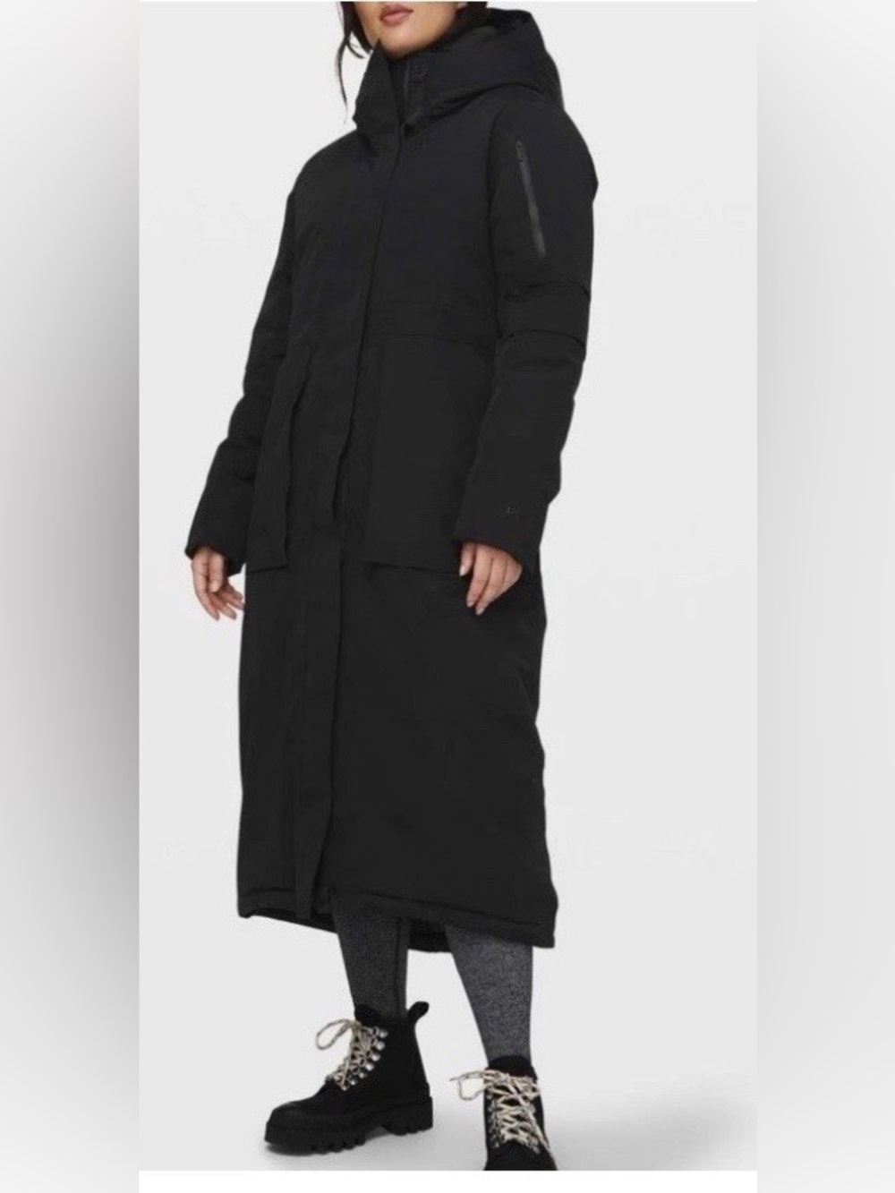 Lululemon Winter Warrior Long Parka Coat - Black - size 6